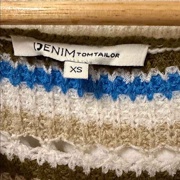 Colorful Striped Button-Up Cardigan - Picture 2 of 2